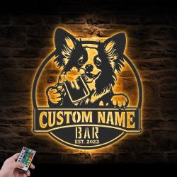 custom continental toy wall art led light