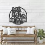 custom croatian sheepdog pub sign wall art led l