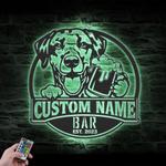 custom dalmatian pub sign wall art led light