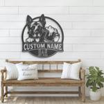 custom dutch shepherd beer art wall art led light