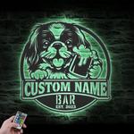custom funny japanese chin wall art led light