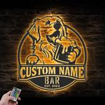 custom funny pyrenean mountain dog wall art led light