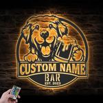 custom glen of imaal terrier wall art led light