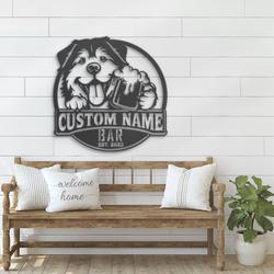 custom greenland beer art wall art led light