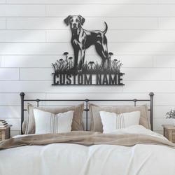 custom harrier wall decor dog art led light