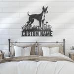 custom ibizan dog wall decor led light