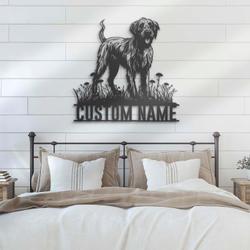 custom irish dog wall decor led light