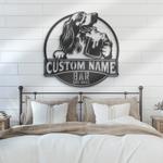 custom irish setter beer art wall art led light