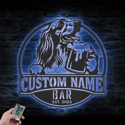 custom irish setter pub sign wall art led light