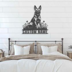 custom malanois wall decor led light