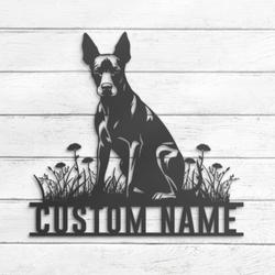 Custom Xoloitzcuintli Metal Wall Art LED Light