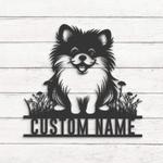 custom pomeranian dog baby wall art led light