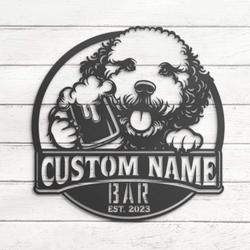 custom romagnolo beer art wall art led light