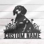 custom sausage dog decor wall art led light