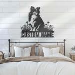 custom sheltie dog wall decor led light
