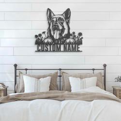 custom shepherd husky dog wall art led light