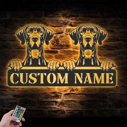 custom shetland sheepdog wall art led light