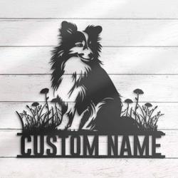 custom shetland sheepdog wall decor led light