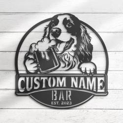 custom spaniel dog funny wall art led light