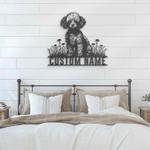 custom toy poodle wall decor led light