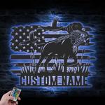 custom vizsla pheasant hunt wall art led light