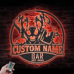 customized golden labrador retriever pub dri