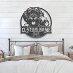 customized portuguese water thirsty beer pub metal wall led li