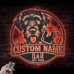 customized slovak wirehaired pointer beer pu