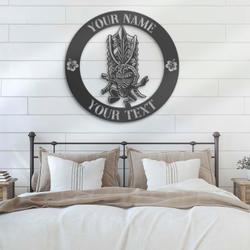 Lono Tiki Bar Custom Metal Wall Art Led Light Tiki Lounge Name Sign