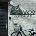 owl house number custom metal address sign owl home number 1