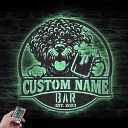 personalized funny spanish water beer sign metal wall art