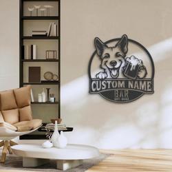 personalized portuguese podengo pequeno beer sign metal w