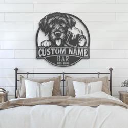 personalized slovak wirehaired pointer beer