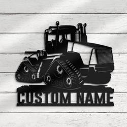 quadtrac tractor custom metal wall art led light farm tractor driver name sign 4