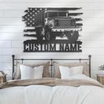 us army transport custom metal wall art led light military vehicle driver name sign 1