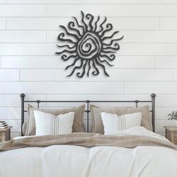 wacky sun custom metal wall art led light sun sign home decor 2