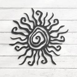 wacky sun custom metal wall art led light sun sign home decor 6