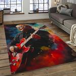 alex lifeson musician guitarist rectangle area rug carpet for living room home room decor gift for friends dark room als11