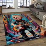 alex lifeson musician guitarist rectangle area rug carpet for living room home room decor gift for friends dark room als13