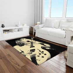 alex lifeson musician guitarist rectangle area rug carpet for living room home room decor gift for friends light room als2
