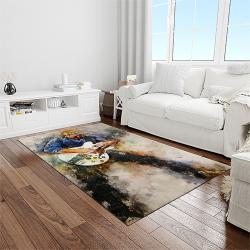 alex lifeson musician guitarist rectangle area rug carpet for living room home room decor gift for friends light room als22