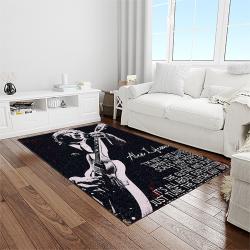 alex lifeson musician guitarist rectangle area rug carpet for living room home room decor gift for friends light room als9