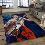 angus young guitarist rectangle area rug for living room home room decor gift for friends and family dark room ayo13