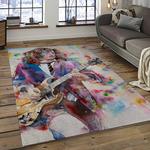 angus young guitarist rectangle area rug for living room home room decor gift for friends and family dark room ayo14