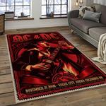 angus young guitarist rectangle area rug for living room home room decor gift for friends and family dark room ayo15