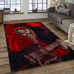 angus young guitarist rectangle area rug for living room home room decor gift for friends and family dark room ayo26