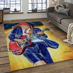 angus young guitarist rectangle area rug for living room home room decor gift for friends and family dark room ayo33