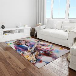 angus young guitarist rectangle area rug for living room home room decor gift for friends and family light room ayo14