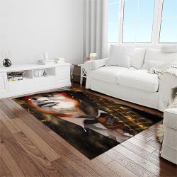 angus young guitarist rectangle area rug for living room home room decor gift for friends and family light room ayo28
