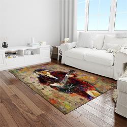 angus young guitarist rectangle area rug for living room home room decor gift for friends and family light room ayo39